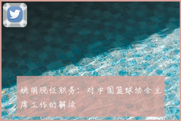 姚明现任职务：对中国篮球协会主席工作的解读